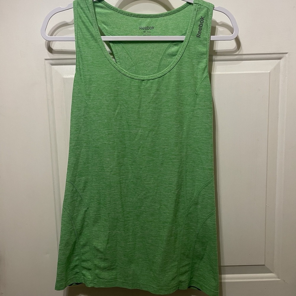 REEBOK Womens Tank Top XL  - Green - Free Shipping